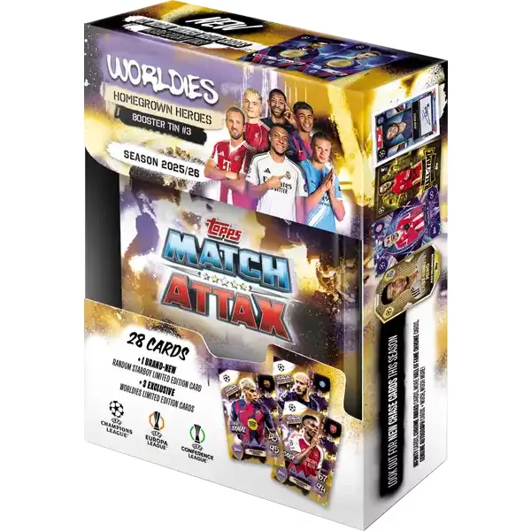 Topps Match Attax UCC (Champions League) 25/26 Booster Tin - Homegrown Heroes