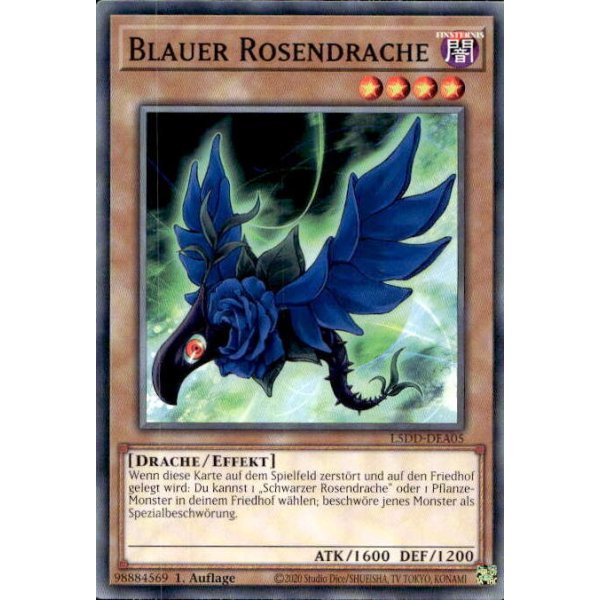 Blauer Rosendrache L5DD-DEA05