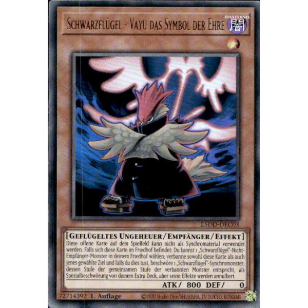 Schwarzfl&uuml;gel - Vayu das Symbol der Ehre L5DD-DEC03