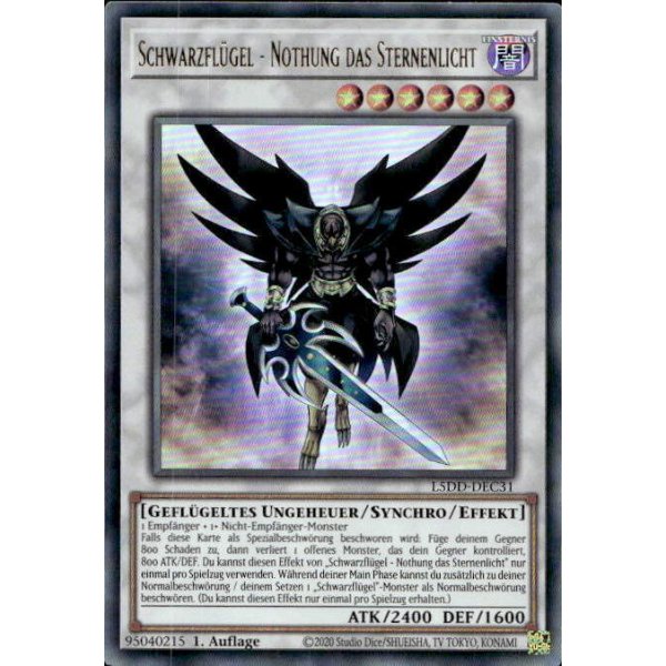 Schwarzfl&uuml;gel - Nothung das Sternenlicht L5DD-DEC31