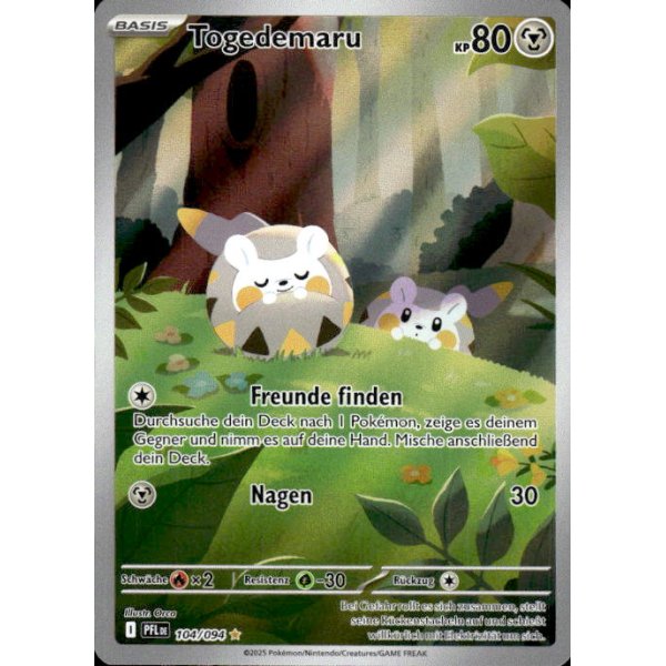 Togedemaru 104/094 Illustration Rare