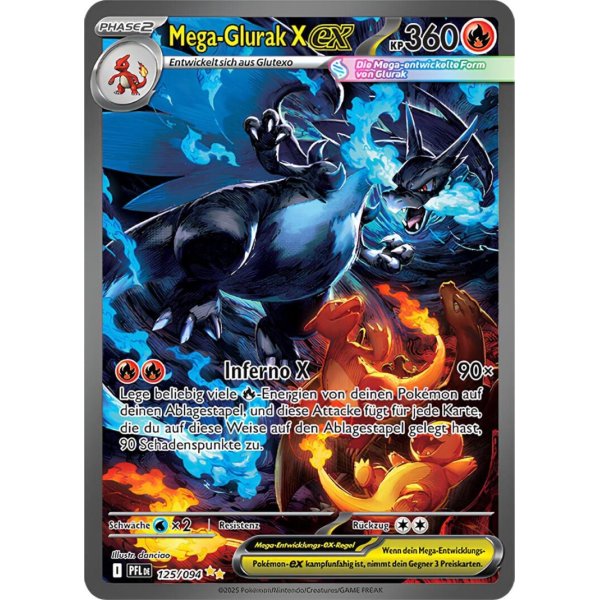 Mega-Glurak X-ex 125/094 Special Illustration Rare