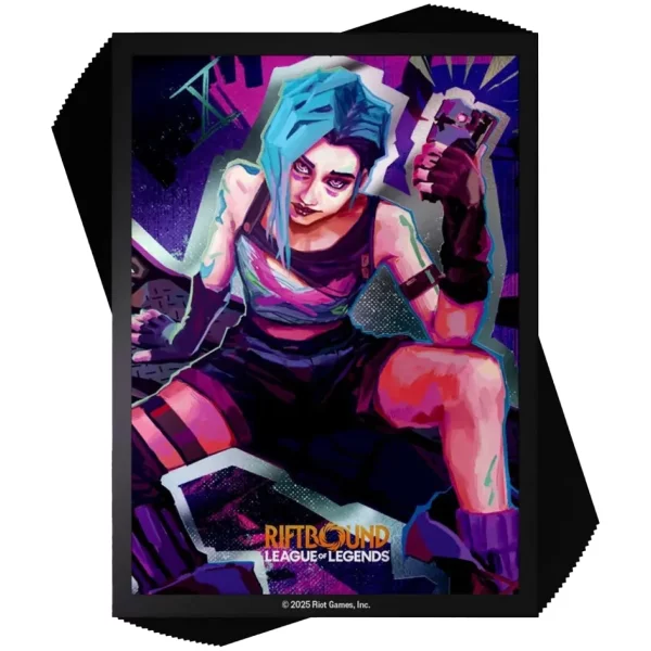 Riftbound: League of Legends - Jinx Sleeves (100 Kartenh&uuml;llen)