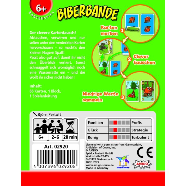 Biberbande - Kartenspiel