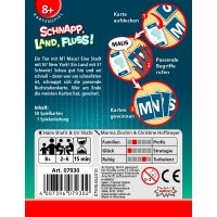 Schnapp, Land, Fluss - Kartenspiel