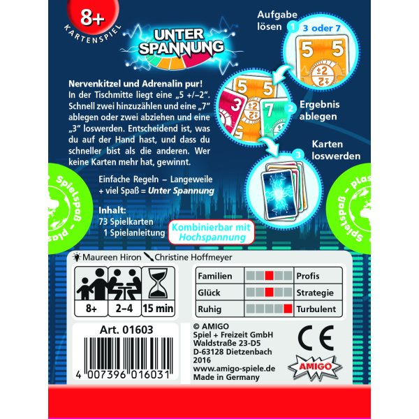 Unter Spannung - Kartenspiel
