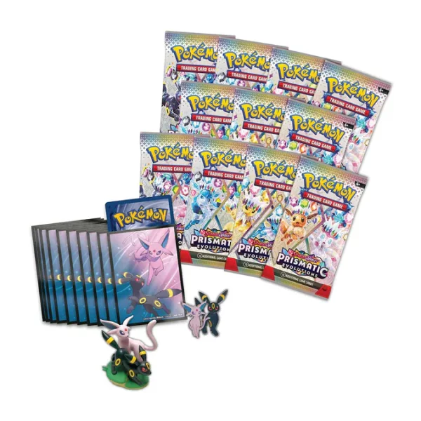 Pokemon Prismatic Evolutions Premium-Figure-Collection (englisch)