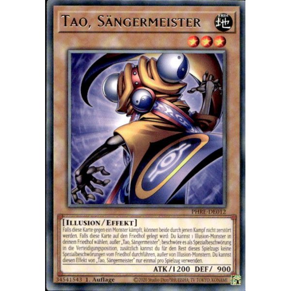 Tao, S&auml;ngermeister PHRE-DE012