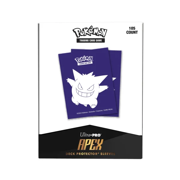 Ultra Pro - Pokemon Apex Deck Protector Sleeves - Elite Gengar (105 Kartenh&uuml;llen)