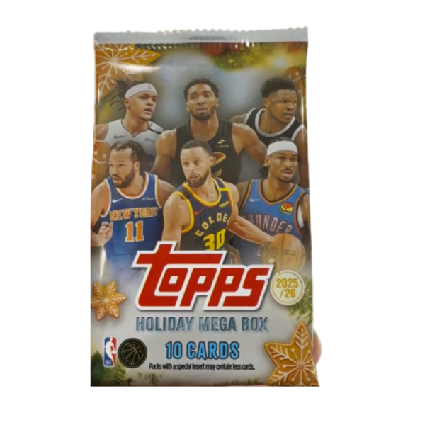 Topps Holiday Basketball 2025-26 Mega Box - Booster