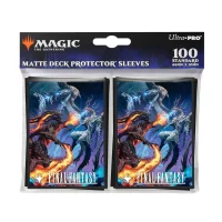Ultra Pro - Final Fantasy Matte Deck Protector Sleeves - Ifrit &amp; Bahamut (100 Kartenh&uuml;llen)