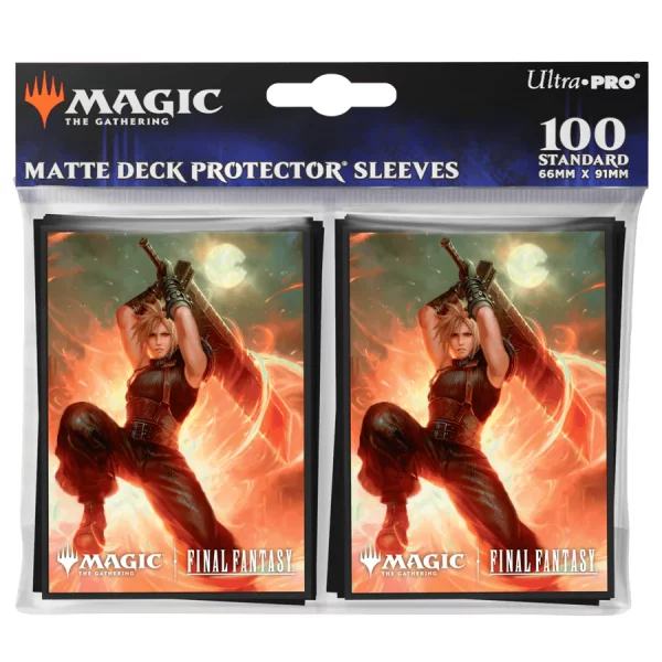 Ultra Pro - Final Fantasy Matte Deck Protector Sleeves - Cloud (100 Kartenh&uuml;llen)