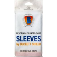 Beckett Shield Graded Card Sleeves Resealable - wiederverschlie&szlig;bar (100 Bags)
