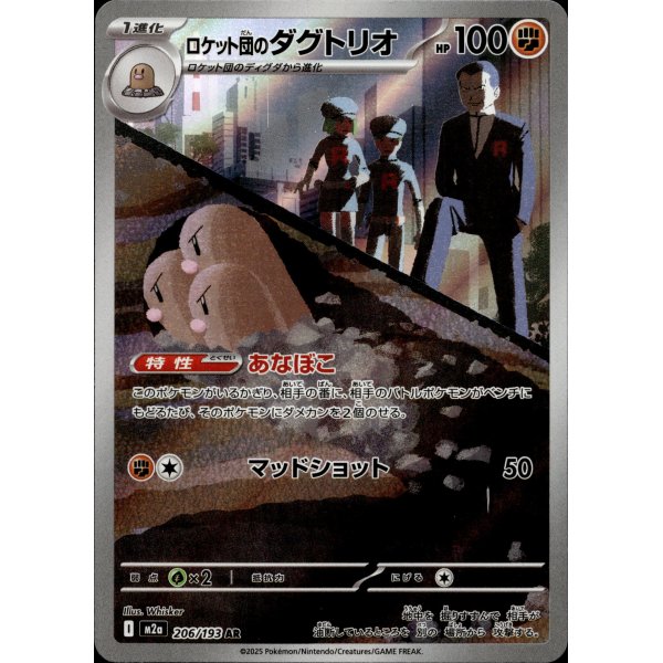 Team Rockets Digdri 206/193 (japanisch)