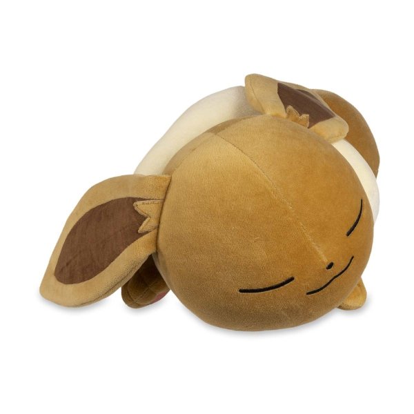 Evoli (schlafend) Pl&uuml;schfigur ca. 55 cm - Pokemon Kuscheltier