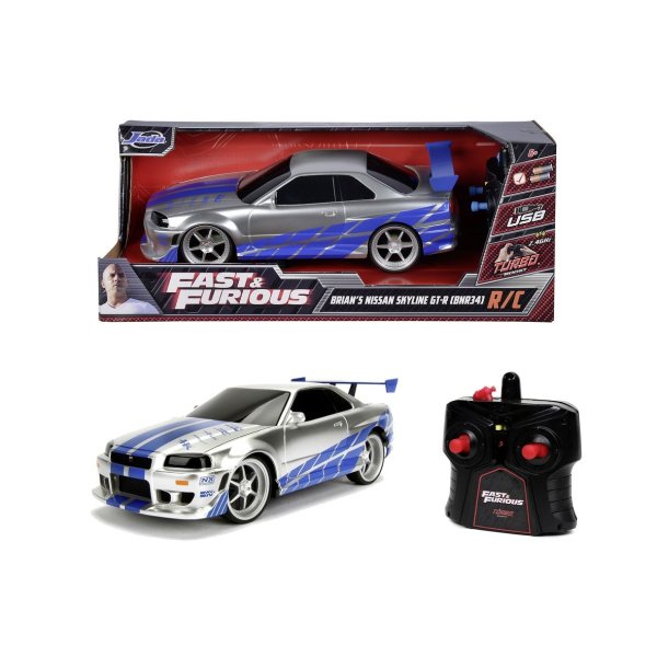 Fast &amp; Furious: Brians Nissan Skyline GT-R (R34) ferngesteuert