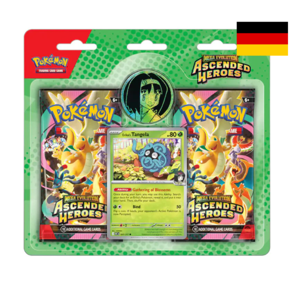 Mega-Entwicklung Erhabene Helden 2-Pack Blister - Erikas Tangela (deutsch)