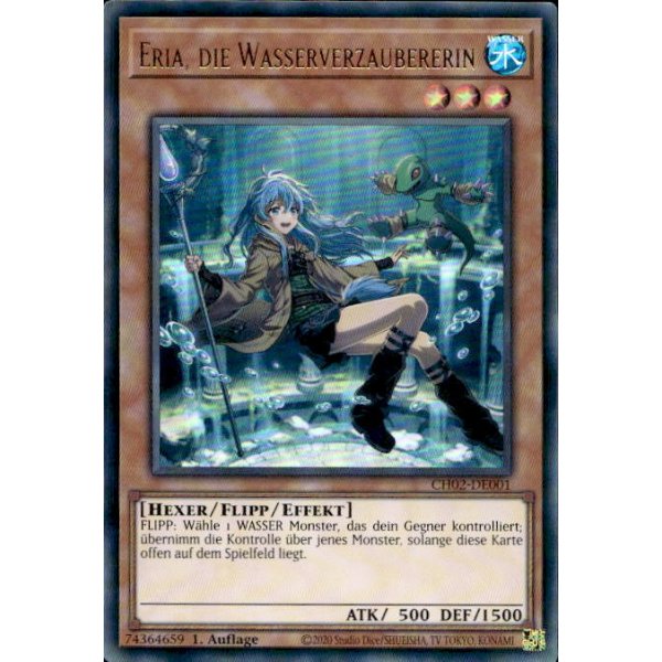 Eria, die Wasserverzaubererin CH02-DE001 (Ultra Rare)