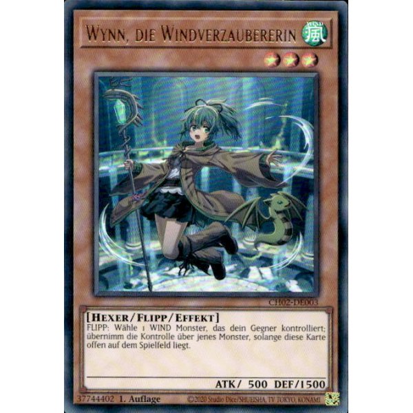 Wynn, die Windverzaubererin CH02-DE003 (Ultra Rare)