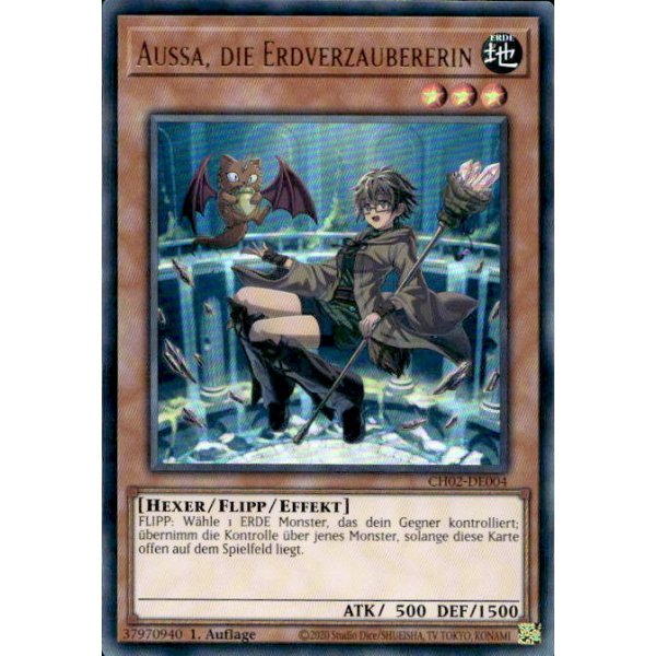 Aussa, die Erdverzaubererin CH02-DE004 (Ultra Rare)