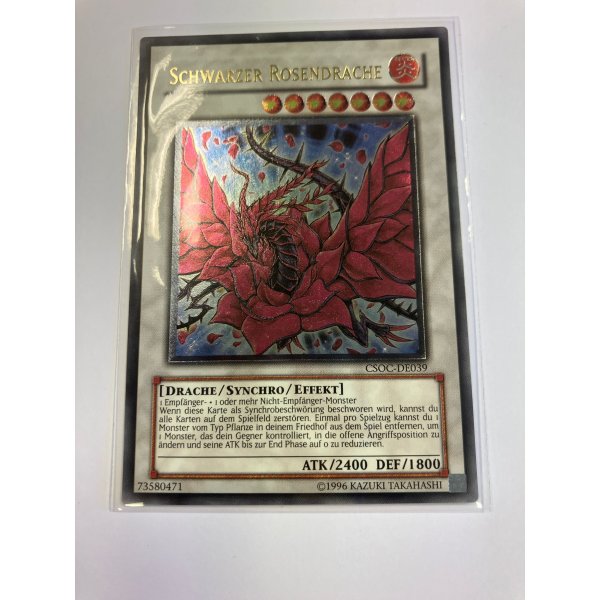 Schwarzer Rosendrache CSOC-DE039 (Ultimate Rare)