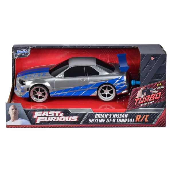 Fast &amp; Furious: Brians Nissan Skyline GT-R (R34) Turbo Boost ferngesteuert