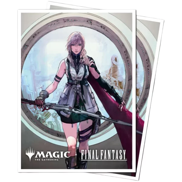 Ultra Pro - Final Fantasy APEX Deck Protector Sleeves - Lightning, Army of One (105 Kartenh&uuml;llen)