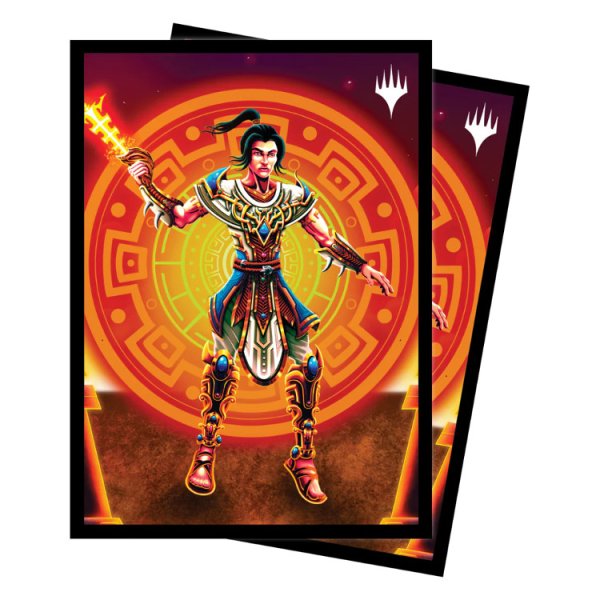 Ultra Pro - Die verlorenen H&ouml;hlen von Ixalan Matte Deck Protector Sleeves - Kellan, verwegener Reisender (100 Kartenh&uuml;llen)