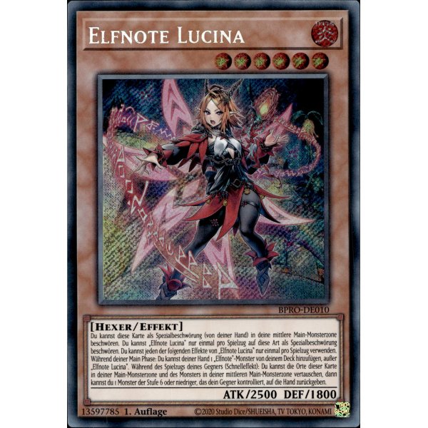 Elfnote Lucina BPRO-DE010 (Secret Rare)