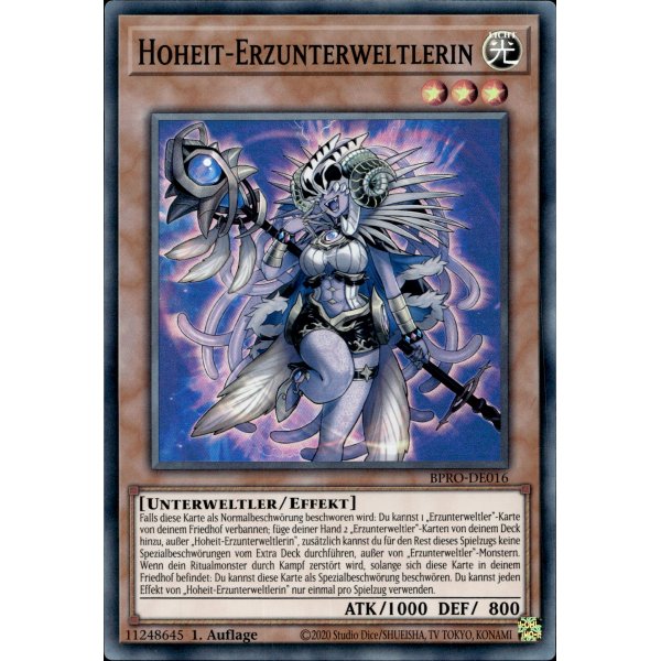 Hoheit-Erzunterweltlerin BPRO-DE016