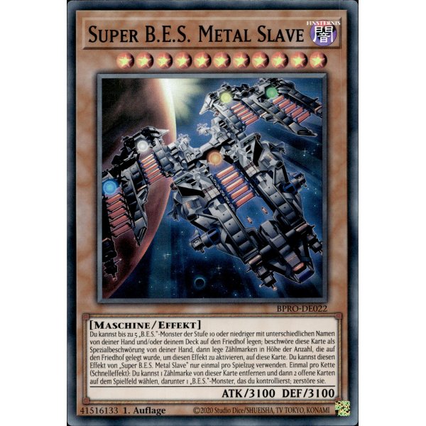 Super B.E.S. Metal Slave BPRO-DE022