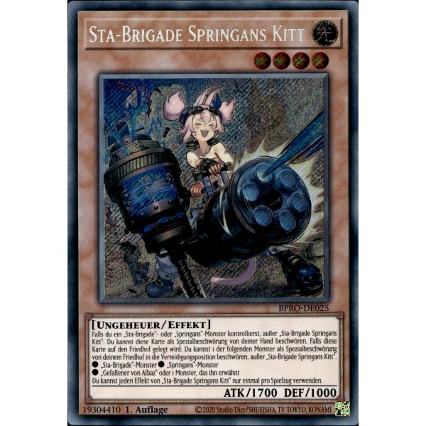 Sta-Brigade Springans Kitt BPRO-DE025 (Secret Rare)