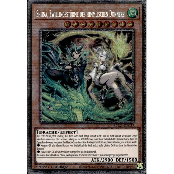 Shiina, Zwillingsst&uuml;rme des himmlischen Donners BPRO-DE027 (Starlight Rare)