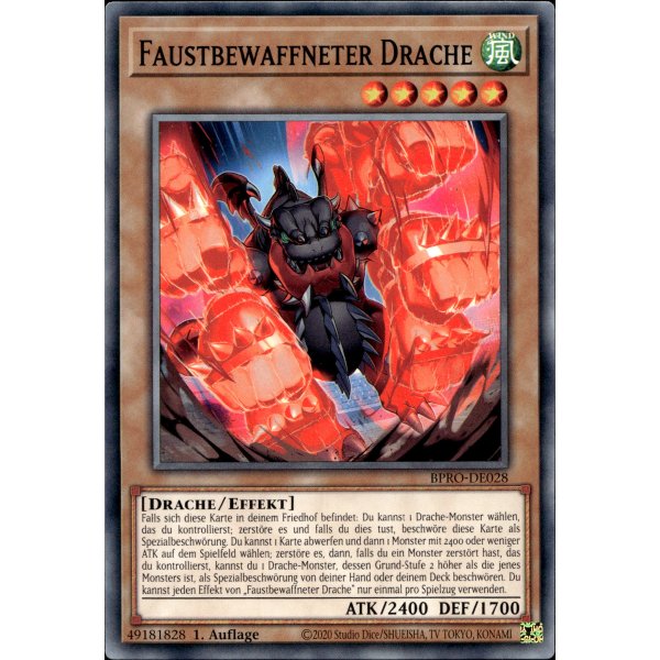 Faustbewaffneter Drache BPRO-DE028
