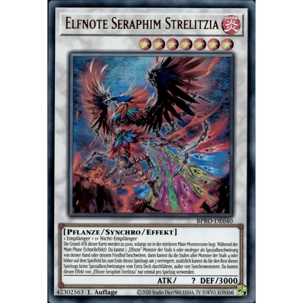 Elfnote Seraphim Strelitzia BPRO-DE040 (Ultra Rare)
