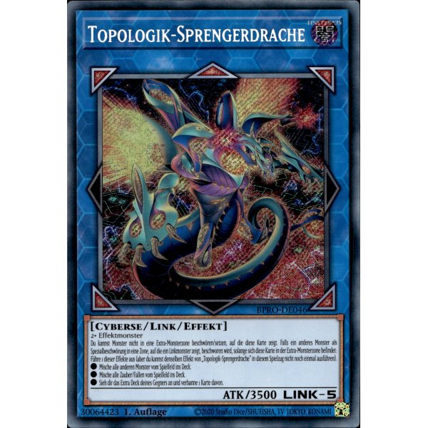 Topologik-Sprengerdrache BPRO-DE046 (Secret Rare)