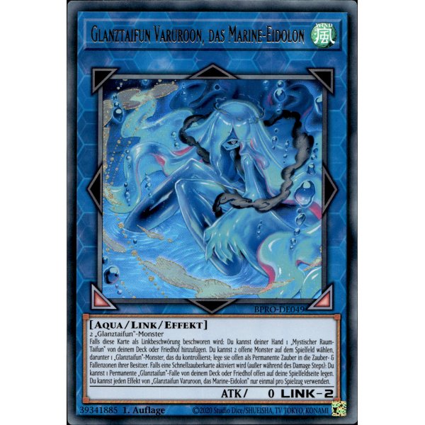 Glanztaifun Varuroon, das Marine-Eidolon BPRO-DE049 (Ultra Rare)