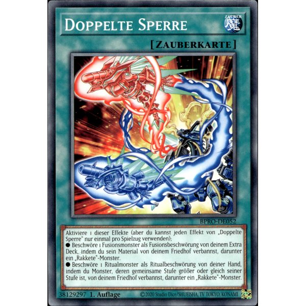 Doppelte Sperre BPRO-DE052