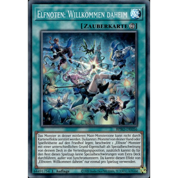 Elfnoten: Willkommen daheim BPRO-DE056