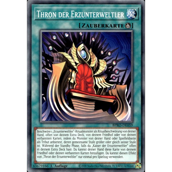 Thron der Erzunterweltler BPRO-DE059