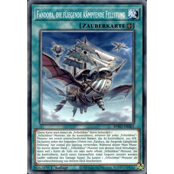 Fandora, die fliegende k&auml;mpfende Fellstung BPRO-DE061