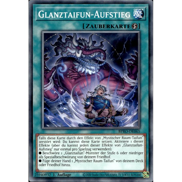 Glanztaifun-Aufstieg BPRO-DE065