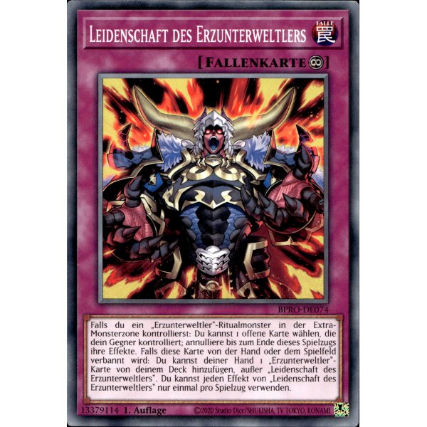 Leidenschaft des Erzunterweltlers BPRO-DE074