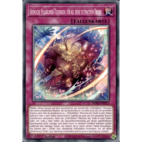 Heimliche Fells&ouml;ldner-Techniken, f&uuml;r all deine ultimativen Tricks BPRO-DE075