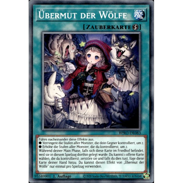 &Uuml;bermut der W&ouml;lfe BPRO-DE083