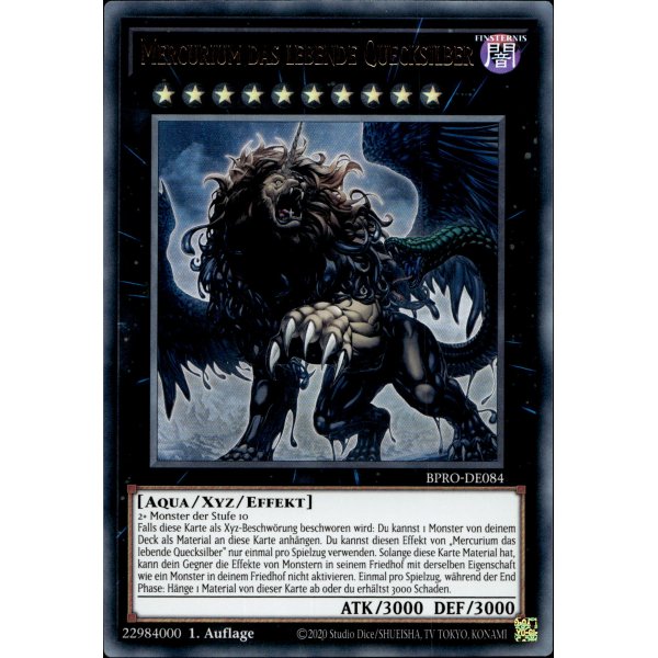 Mercurium das lebende Quecksilber BPRO-DE084 (Ultra Rare)