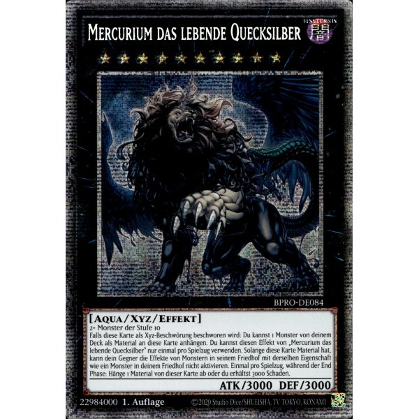 Mercurium das lebende Quecksilber BPRO-DE084 (Starlight Rare)