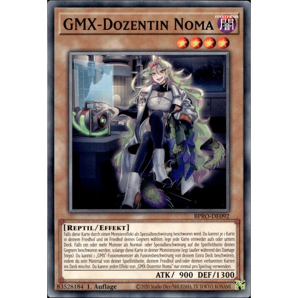 GMX-Dozentin Noma BPRO-DE092