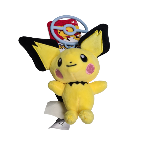 Pokemon Pichu Pl&uuml;sch Schl&uuml;sselanh&auml;nger mit Karabiner 8 cm