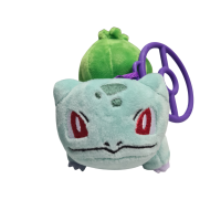 Pokemon Bisasam Pl&uuml;sch Schl&uuml;sselanh&auml;nger mit Karabiner 8 cm